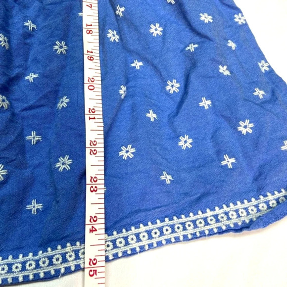 Old Navy / Embroidered-Print Sleeveless / Ruffle Babydoll Top XL - Picture 8 of 8